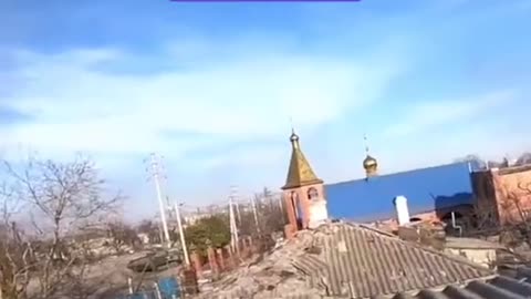 Ukrainian soldier films himself firing on Russian forces