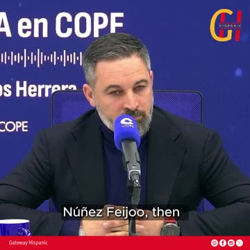 Santiago Abascal habla en sobre la moción de censura