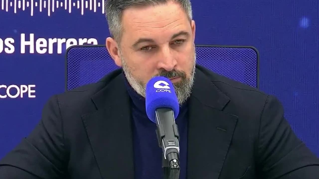 Santiago Abascal habla en sobre la moción de censura