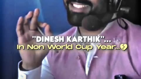 Dinesh Karthik..✨🔥