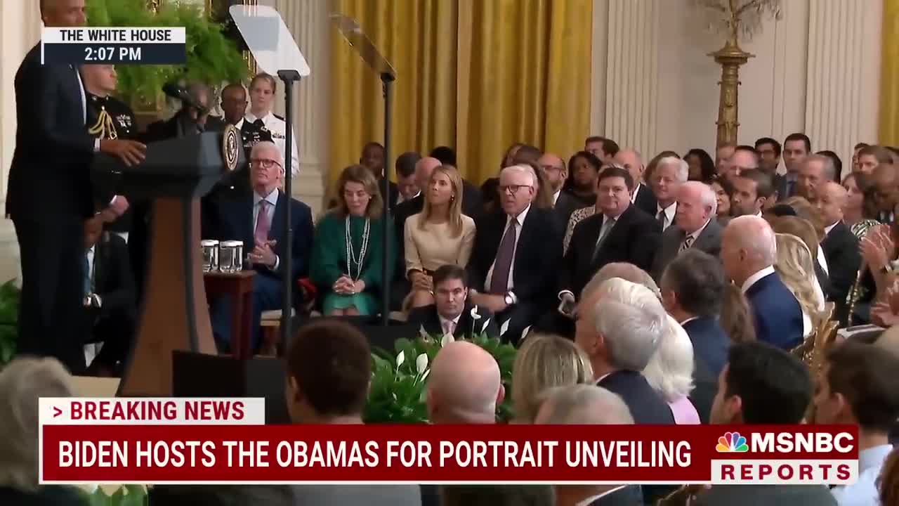Barack Obama Thanks Biden For 'Faith In Our Democracy' At White House Portrait Unveiling