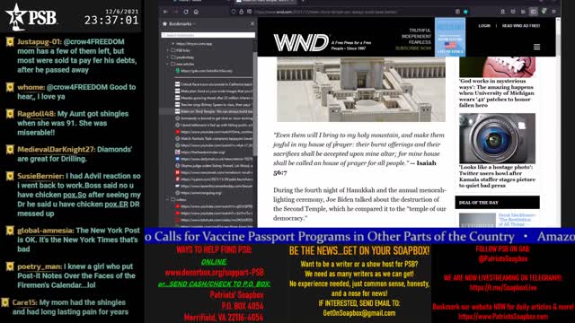 2021-12-06 23:00 EST - Crossing the Matrix: with Chris