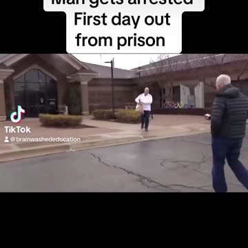 Man goes back to prison first day out