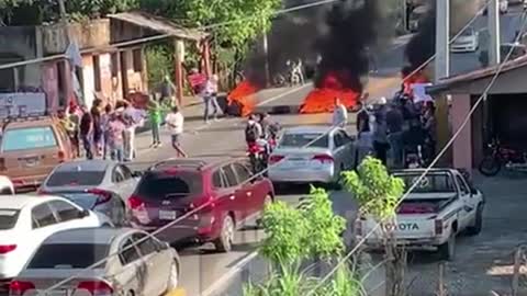 Huelgas en San Francisco de macorix Republica dominicana