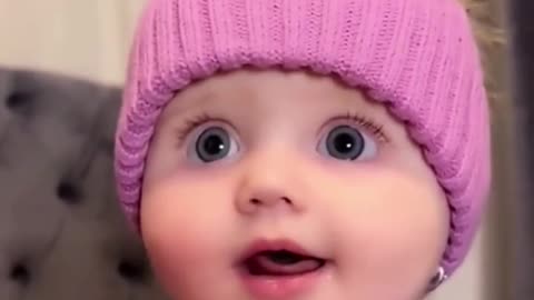 Cute baby beautiful eyes