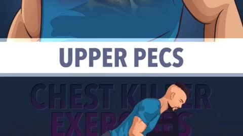 Chest killer exercises shape - upper pecs, inner pecs and outer pecs