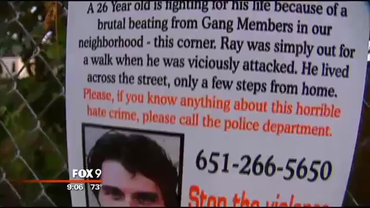 White residents wonder whether gang beating is hate crime