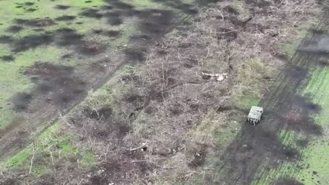Footage of the assault on rus armored vehicles near Avdiivka💪🔥