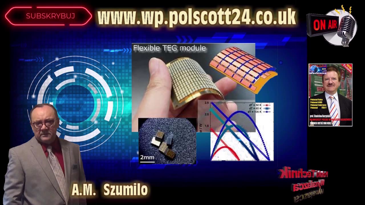 Flexible thermoelectric generator module / Japan Energy Technology / Solary z Japonii