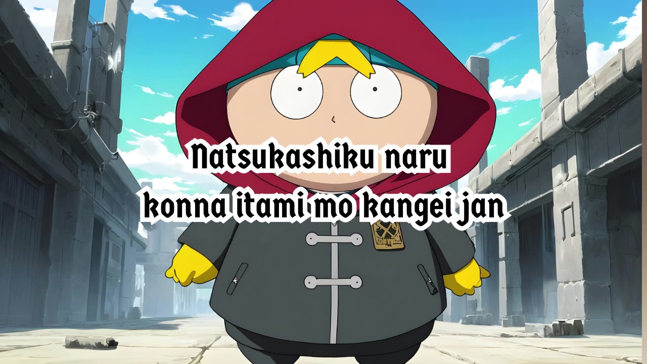 [Eric Cartman sings/AI Cover] Fullmetal Alchemist Brotherhood Opening 1 YUI - Again