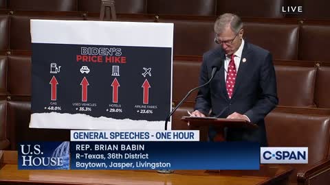 Babin: Biden's playing the blame game