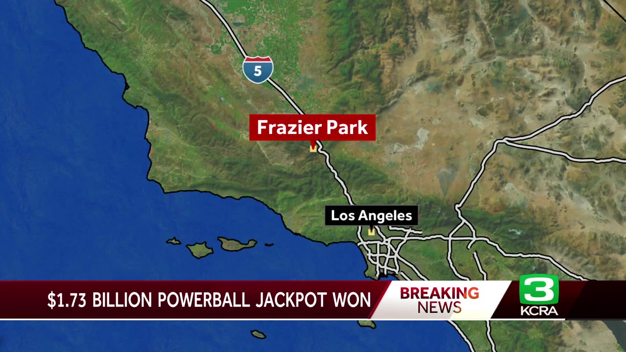 $1.765 billion Powerball jackpot goes to lucky lottery player in California