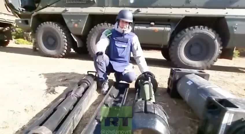 Another captured ATGMs and RPGs taken by the Russian military in the Kiev direction