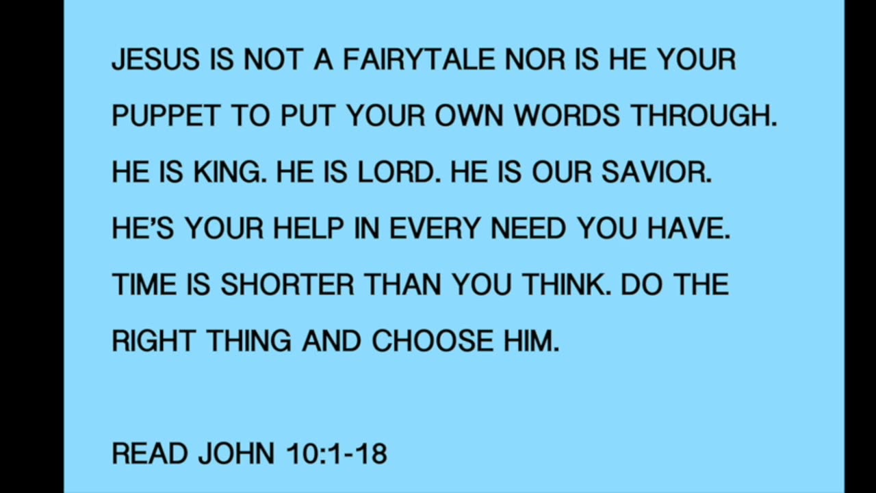 Ladies and Gentlemen, God is Not A Fairytale