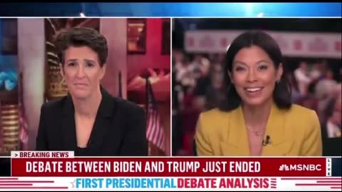 MSNBC~ Review The Trump Vs Biden Debate~Not Looking Favorable In Biden’s Case!!