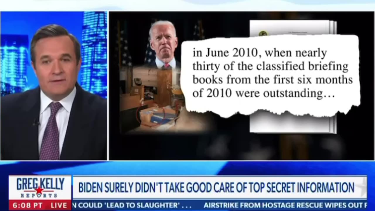 They got him red-handed': Greg Kelly breaks down President Biden's docs case