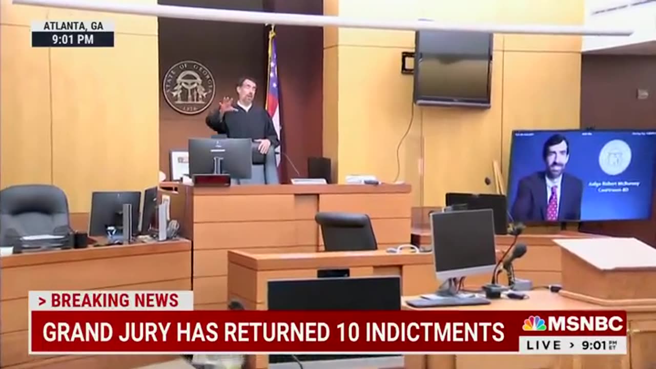 Fulton County Judge Cracks Jokes in Courtroom After Delivering 10 Felony Trump Indictments