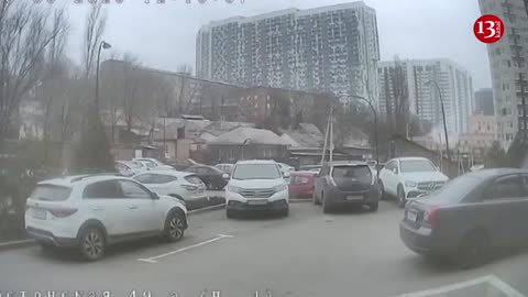 MOMENT: Explosion at FSB border patrol building in southern Russia caught on doorbell cam