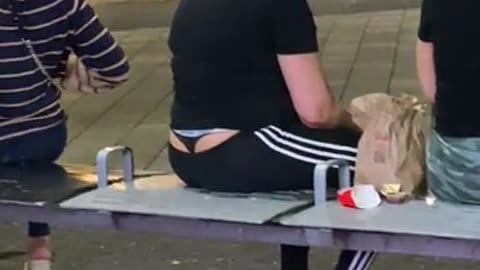 MILF Calvin Klein Thong in Public