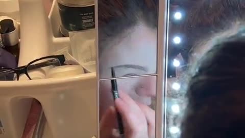 Magic makeup mirror