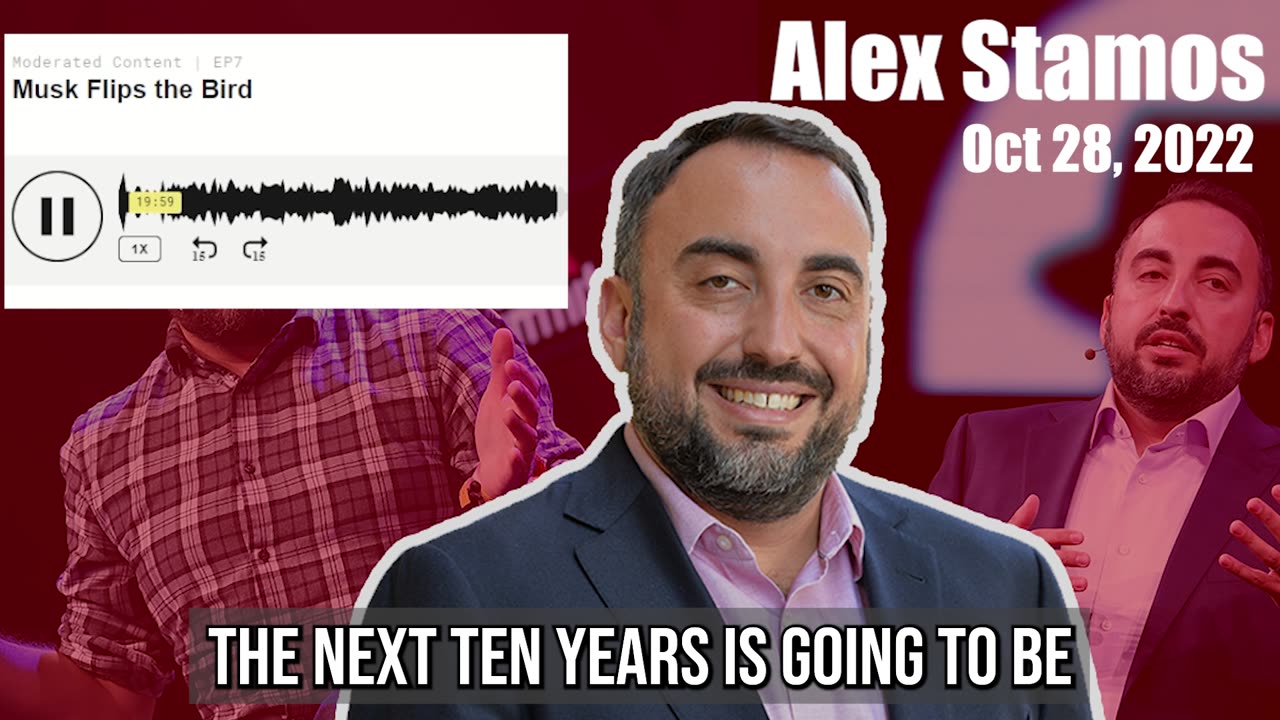 Alex Stamos - Tesla A Vulnerability For Musk Having Free Speech Twitter