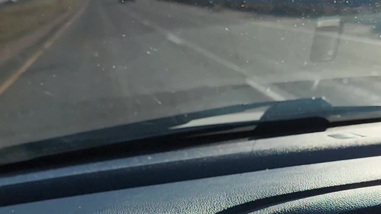 Tumbleweed Tidal Wave Blocks Road in Colorado
