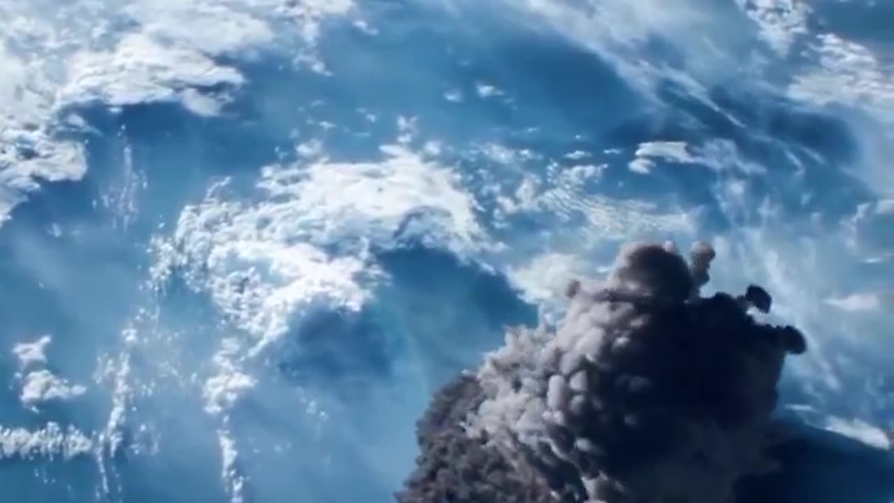 Atomic bomb explosion💥 seen from space 😱