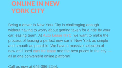 Auto Lease NYC