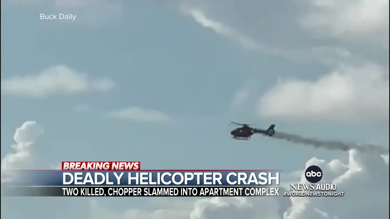 New video shows chopper crash into Florida apartment