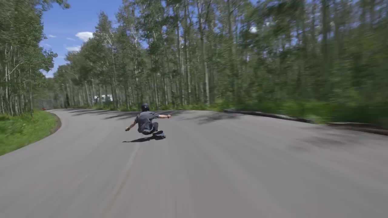 Longboarding - Passing Cars Down Epic Mountain Road!-6