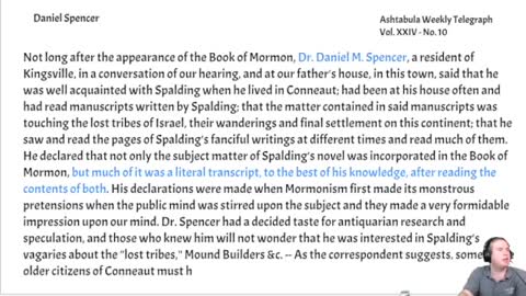 Where Did The Book of Mormon Come From? [Part 9] (2nd edition)