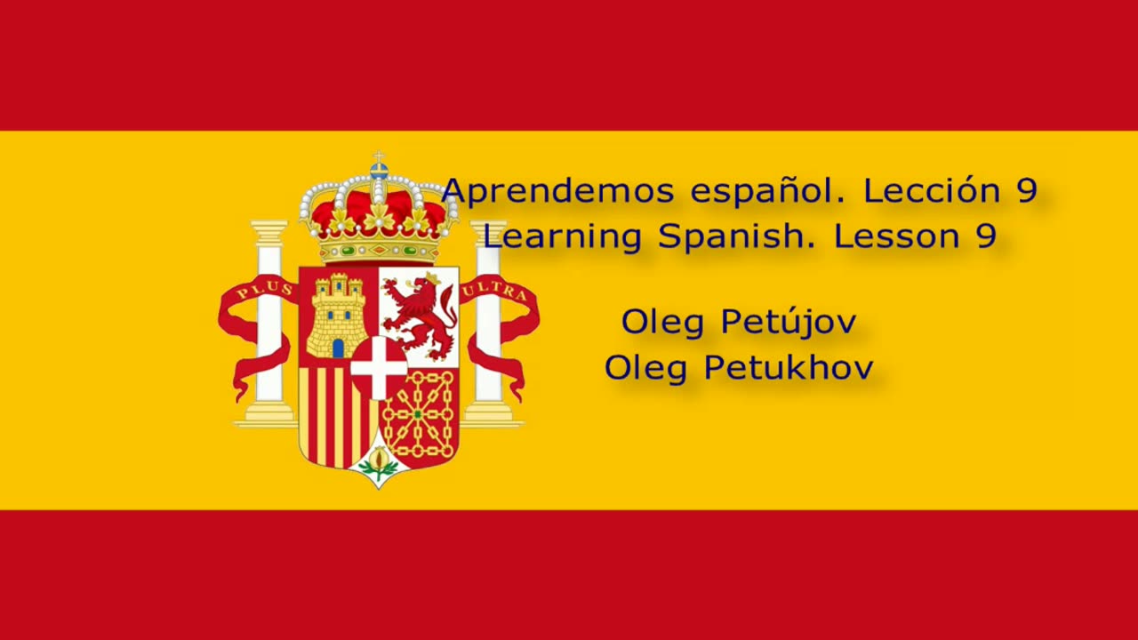 Learning Spanish. Lesson 9. Days of the week. Aprendemos español. Lección 9. Los días de la semana.