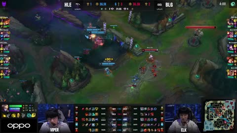 HLE vs BLG - Game 1 | Quarter Final LoL Worlds 2024 | Hanwha Life vs Bilibili Gaming G1 full