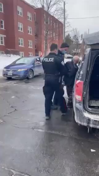Canadian Police Assault 80 Year Old Man And They Show No Remorse