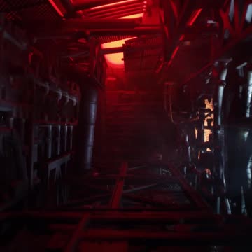 Crashed Spaceship scene🎬🌌