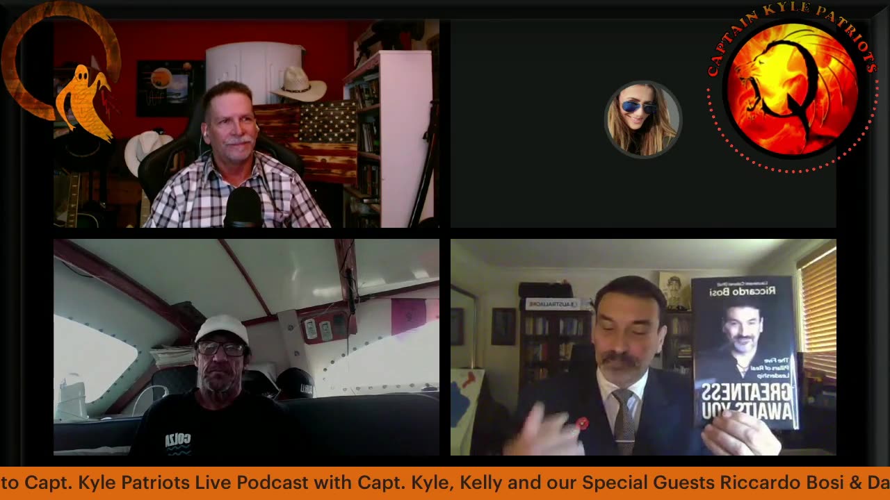 Riccardo Bosi, David Guru w Capt Kyle & Kelly w Updates 4/26/23 Australia - USA Round Table