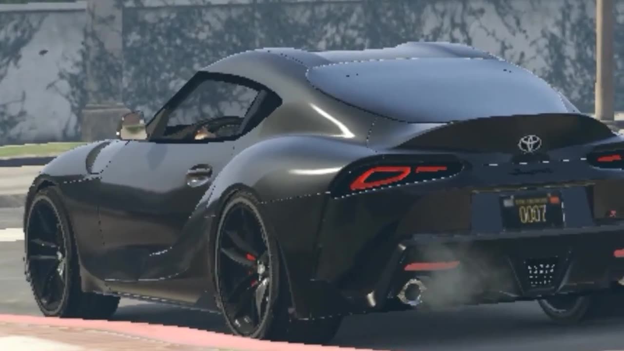 Supra mk5 cinematic shots in GTA 5