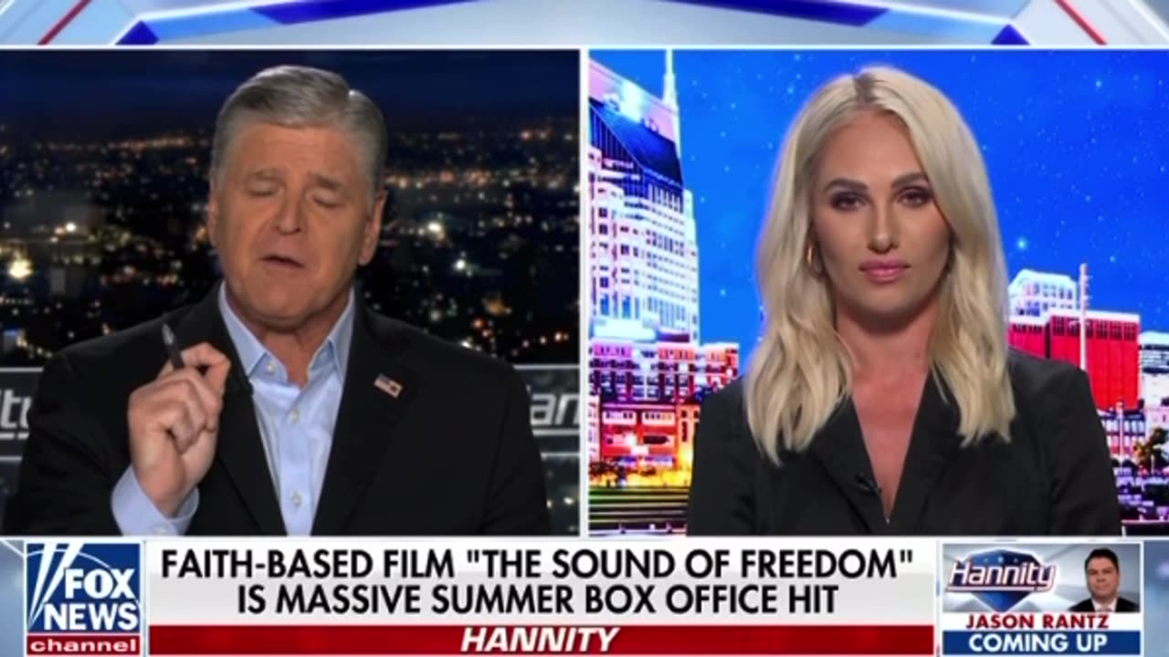 Hannity does segment on Sound of Freedom and says he saw it