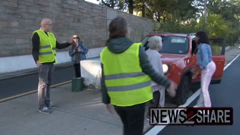 Woman EXPLODES on Climate Activists Blocking D.C. Highway