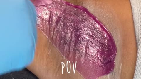 Underarm Waxing Tutorial with Sexy Smooth Tickled Pink Hard Wax by @eyecandystudioshtx