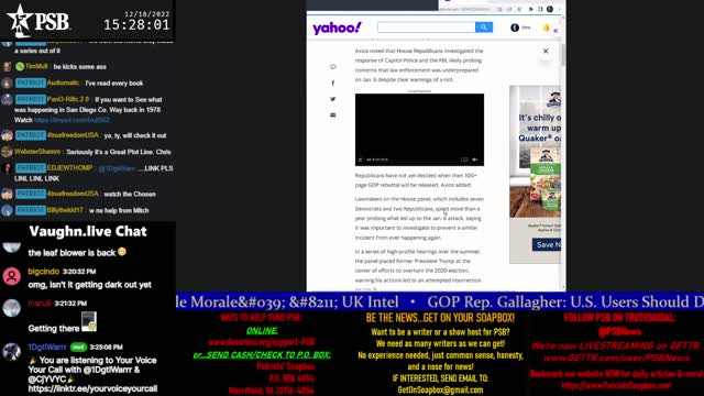 2022-12-18 14:00 EST - Your Voice, Your Call: with Chris Moore