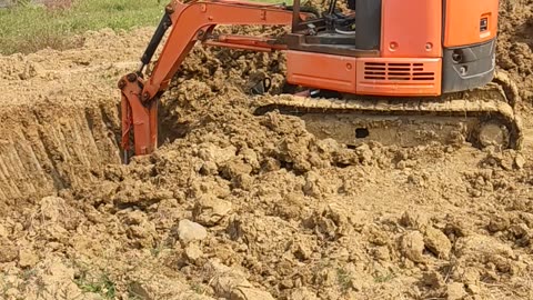 Excavator operating