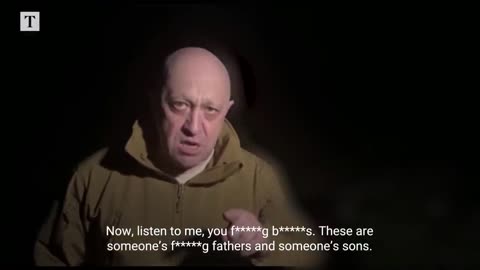 Yevgeny Prigozhin slamming Russian officials from a field of his men’s corpses.