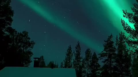 Amazing Northern light view from norway