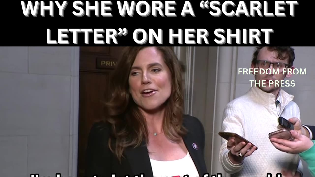 Nancy Mace with an interesting Wardrobe Choice....