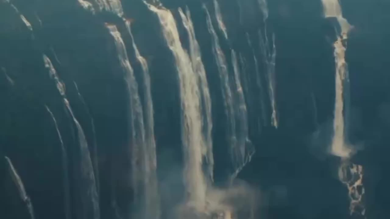 Nohsngithiang Waterfall in the state of Meghalaya, India.