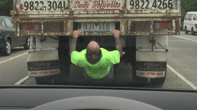 This Is One Way To Wait Out A Train Passing