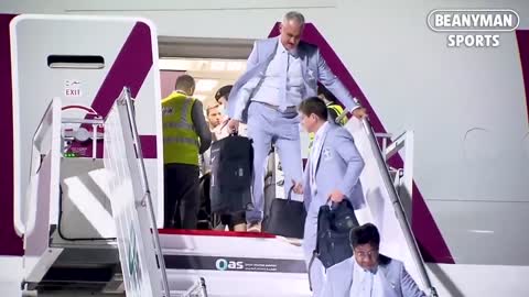 Neymar arrives in Qatar! World Cup favourites Brazil touch down in Doha