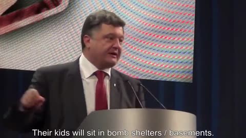 CIA puppet Poroshenko to Russians in Donbass
