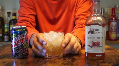 Evan Williams Spiced Cider & Mtn Dew Mystery Flavor Voo Dew 2023